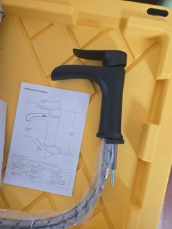 Bathroom Faucet Black New