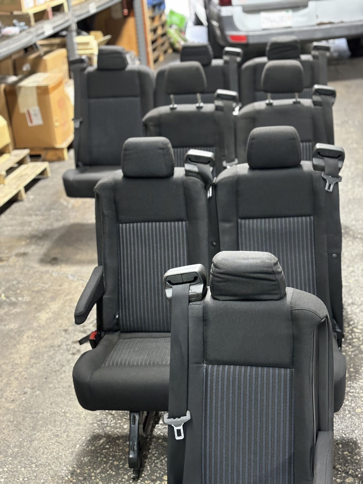 2015-2024 Ford Transit 12 AND 15  Passenger Van Rear Seats 