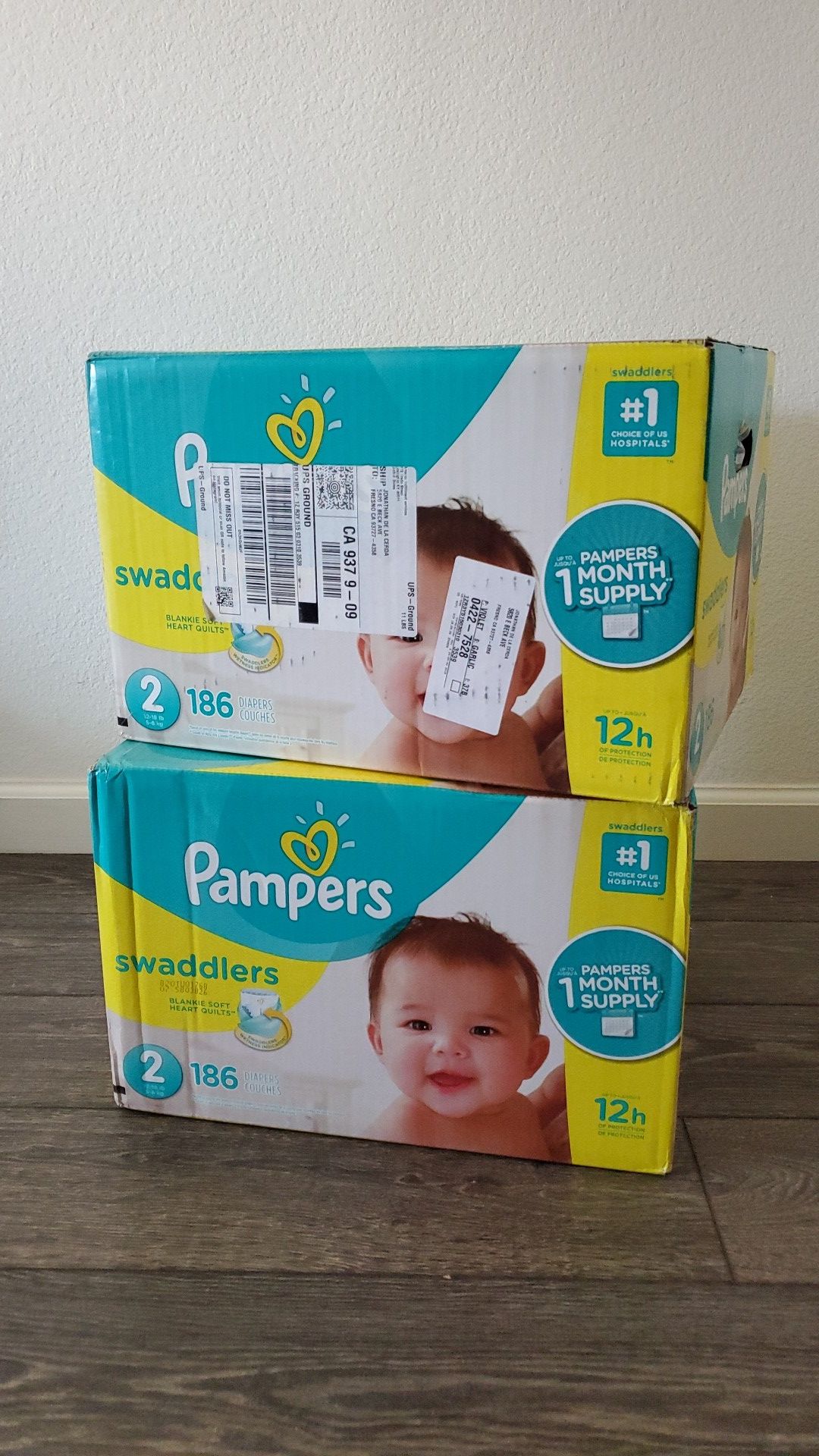 Size 2 Pampers Swaddlers Diapers