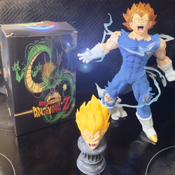 27cm Super Saiyan Vegeta With  L.E.D Head 