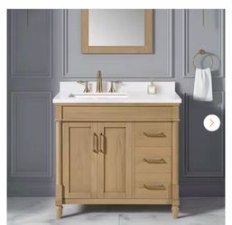 36 in vanity single sink