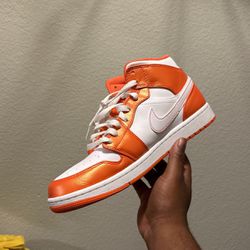 Jordan 1s Orange And White 