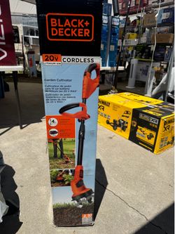 20V MAX 7 in. Lithium-lon Cordless Garden Cultivator/Tiller with 1.5Ah Battery and Charger Included