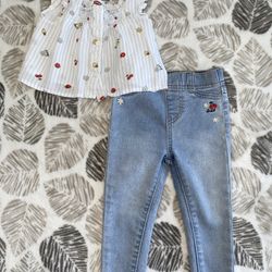 Levi’s 18 Months Baby Girl Outfit 