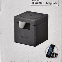 Anker 3-In-1 Cube MagSafe Wireless Charger For Apple - Black