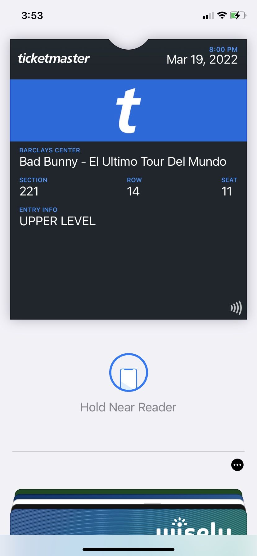 Bad Bunny Ticket