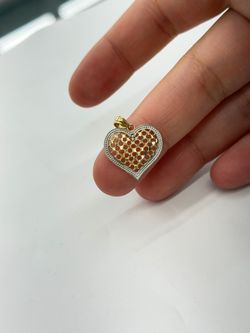 10KT Real Gold Heart Pendant