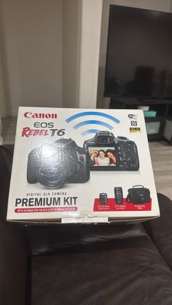 Canon EOS Rebel T6 DSLR Premium Kit