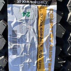 FURY OFF-ROADING OPEN COUNTRY HUNTER M/T 37x13.50R26LT TIRES FOR SALE!!!!