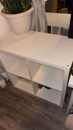 White cube organizer