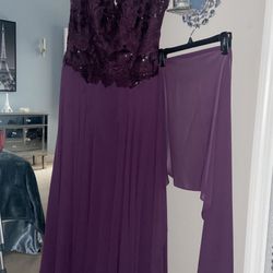 Evening Gown - Plum