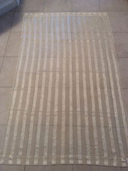 4 Sets of Semi Sheer Textured Floor length Curtains: Ivory, white, purple & blue - EXCELLENT CONDITION!