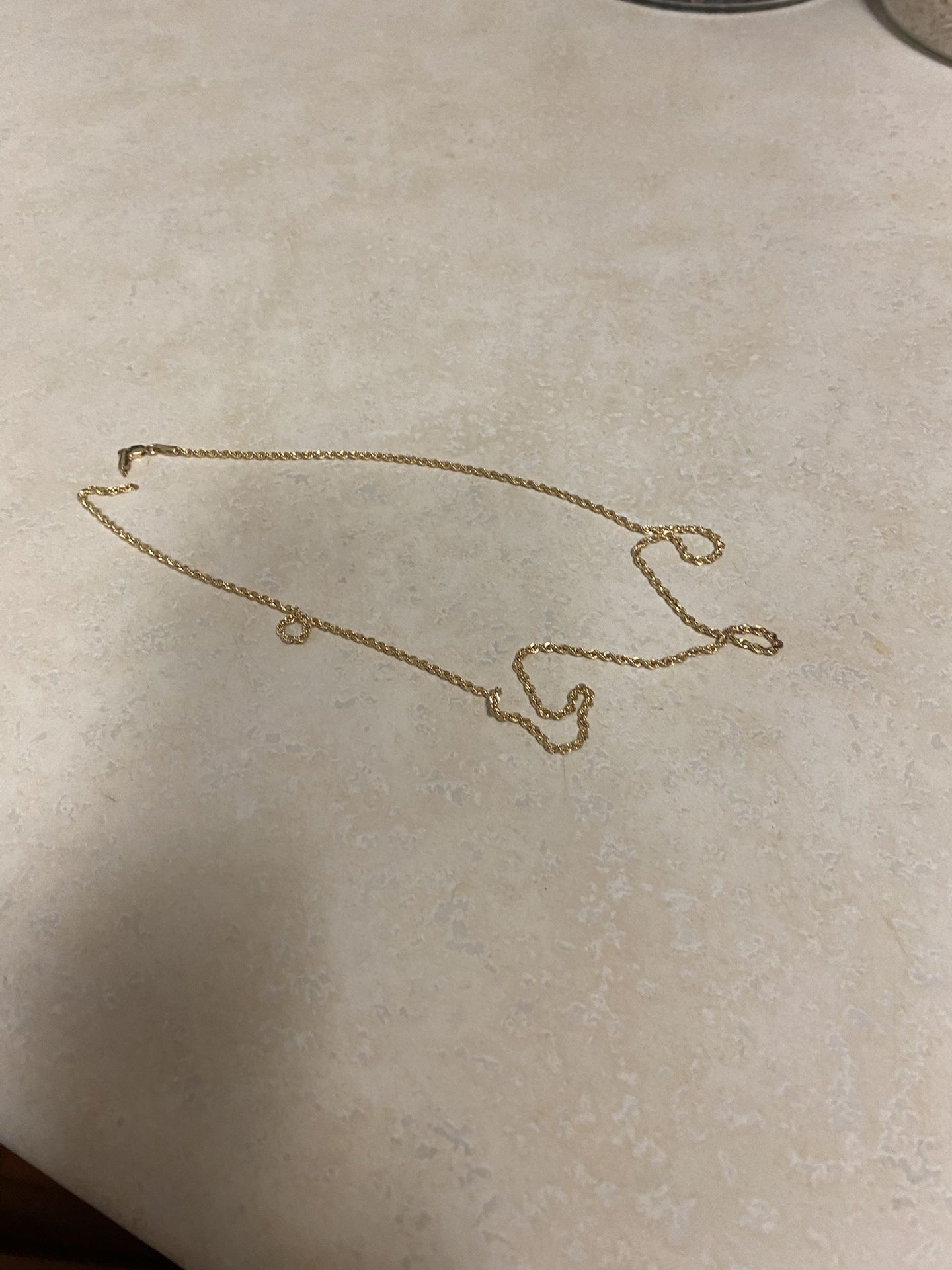 Yellow Gold 10k 22 Inch