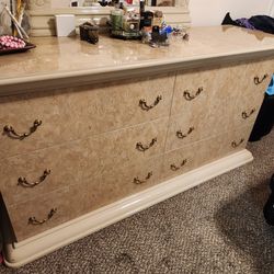 1 Dresser 1 Mirror 1 Headboard And 2 Nightstands