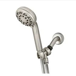 Waterpik
7-Spray Wall Mount Handheld Shower Head 1.8 GPM in Brushed Nickel