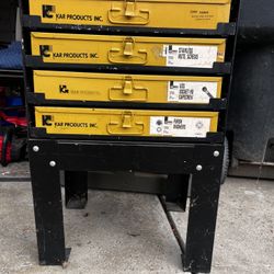 4 Drawer Nuts and Bolts Organizer with Stand