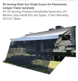 Awning tráiler sunshade