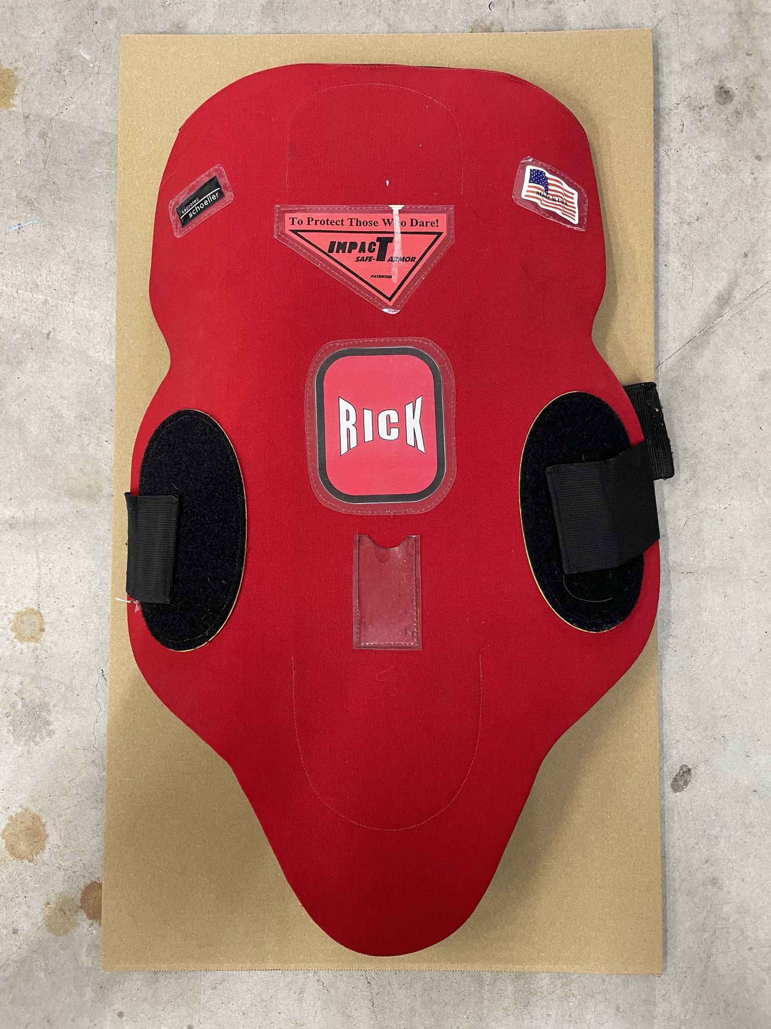 Rick Impact Safety Armor Motorcycle Back Protector