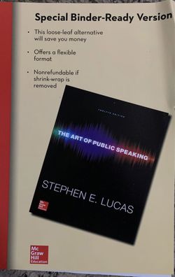 The Art Of Public Speaking