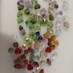 Swarovski Crystal beads prices are very reasonable 2$ for size 12 square, size 12 heart $2, size 10 , 1$ and more  Message me for more info 