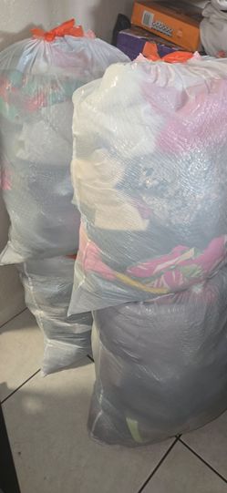 5 Large Bags of Clothes – Men, Women & Kids. $100 each