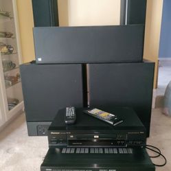 High end Home theater speakers, amplifier and dvd player