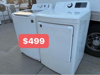 Top load washer and dryer