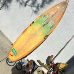 6’2 Natural Progression Surfboard Shaped By Dean Edward