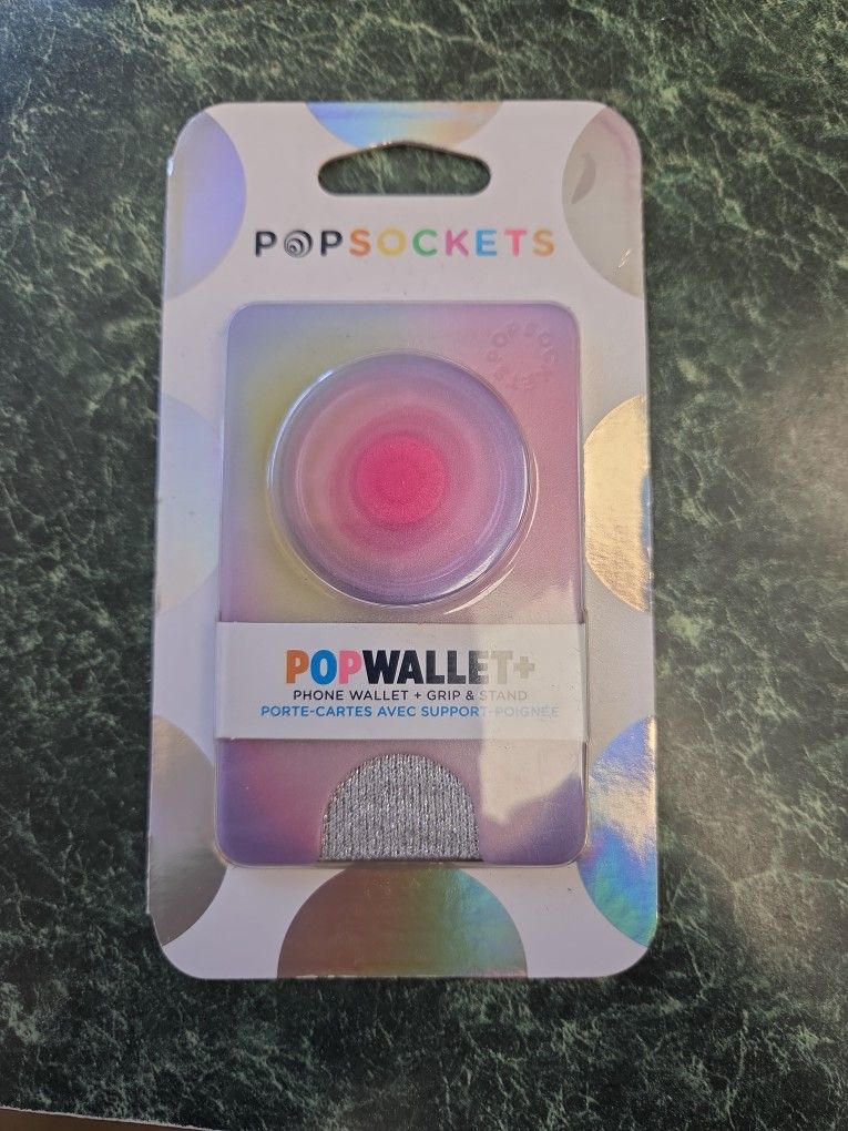 Popsockets Pop Wallet+ Phone Wallet + Grip & Stand NEW