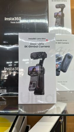 Insat360 Dual Lens Camera 8k Luna Ultra