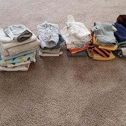 Baby Clothes, Hats, And, Receiving Blankets