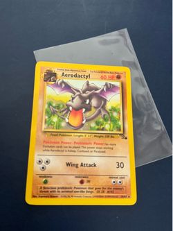 Aerodactyl Pokemon card