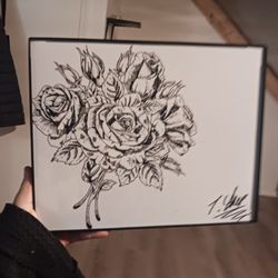 Bouquet Of Flowers Print