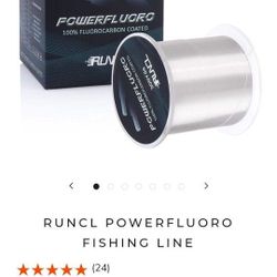 RUNCL POWERFLUORO FISHING LINE

8 Pounds 