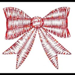 4' Metallic Holiday Christmas Bow Decor