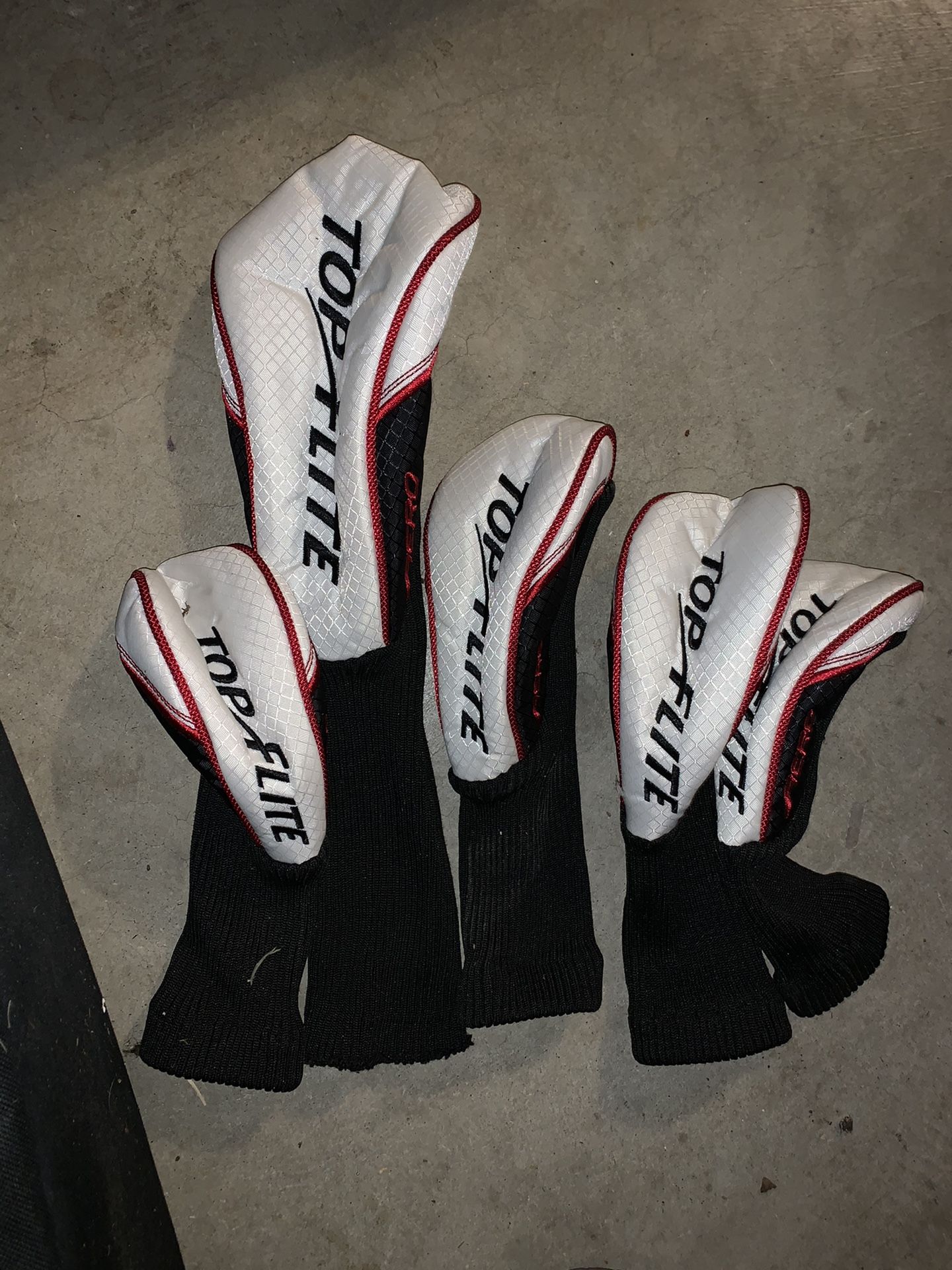 Golf head covers - driver, wood and hybrid clubs