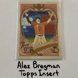 Alex Bregman Houston Astros All-Star 3rd Baseman Topps Short Print Insert Card.