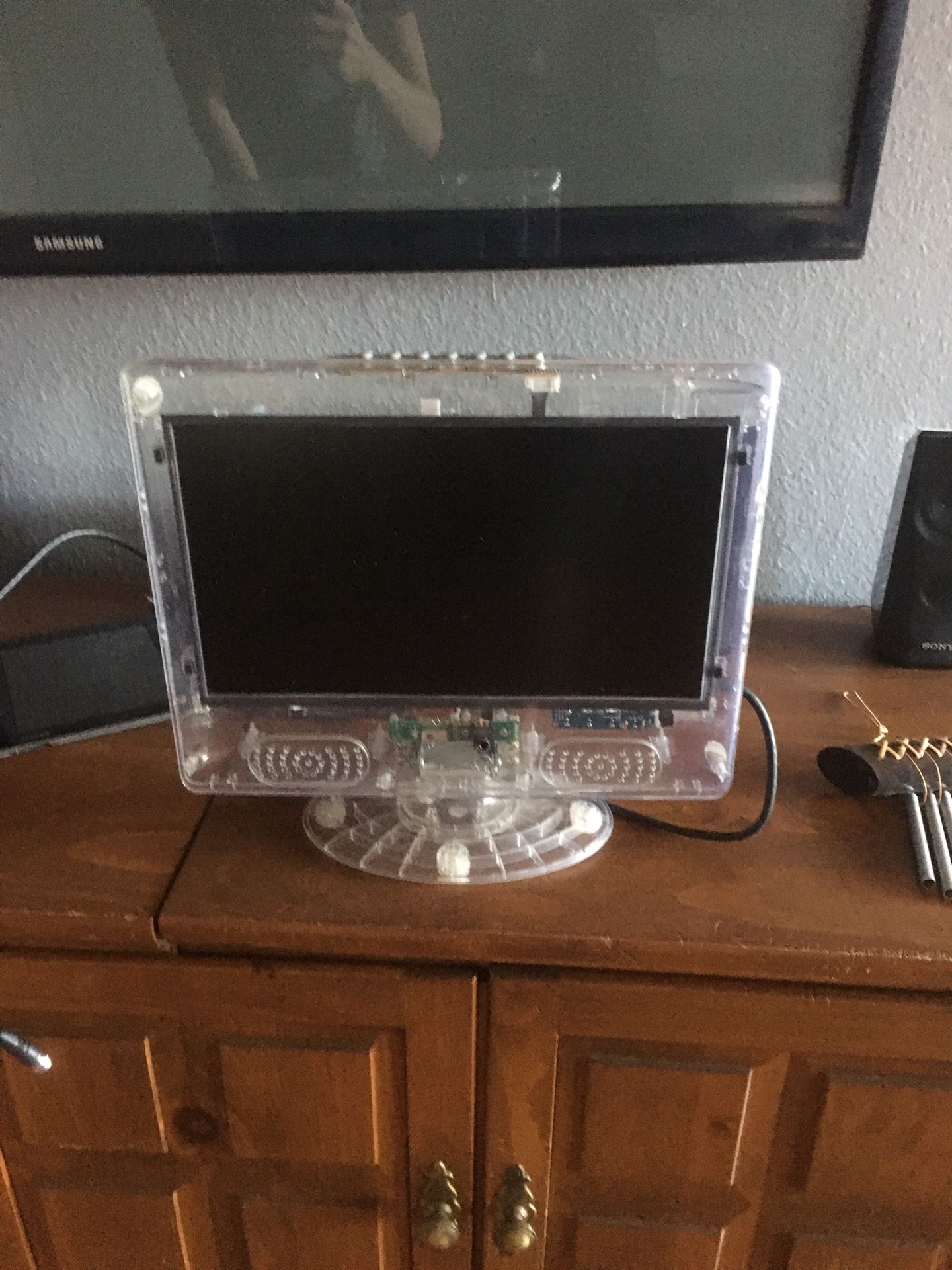 see-through computer monitor 11”