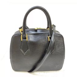 Louis Vuitton LV Hand Bag M52052 Pont Neuf Black Epi 