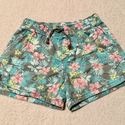 Girl’s Flower Printed Shorts