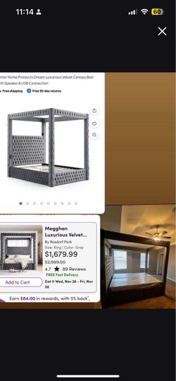 King Bluetooth bed