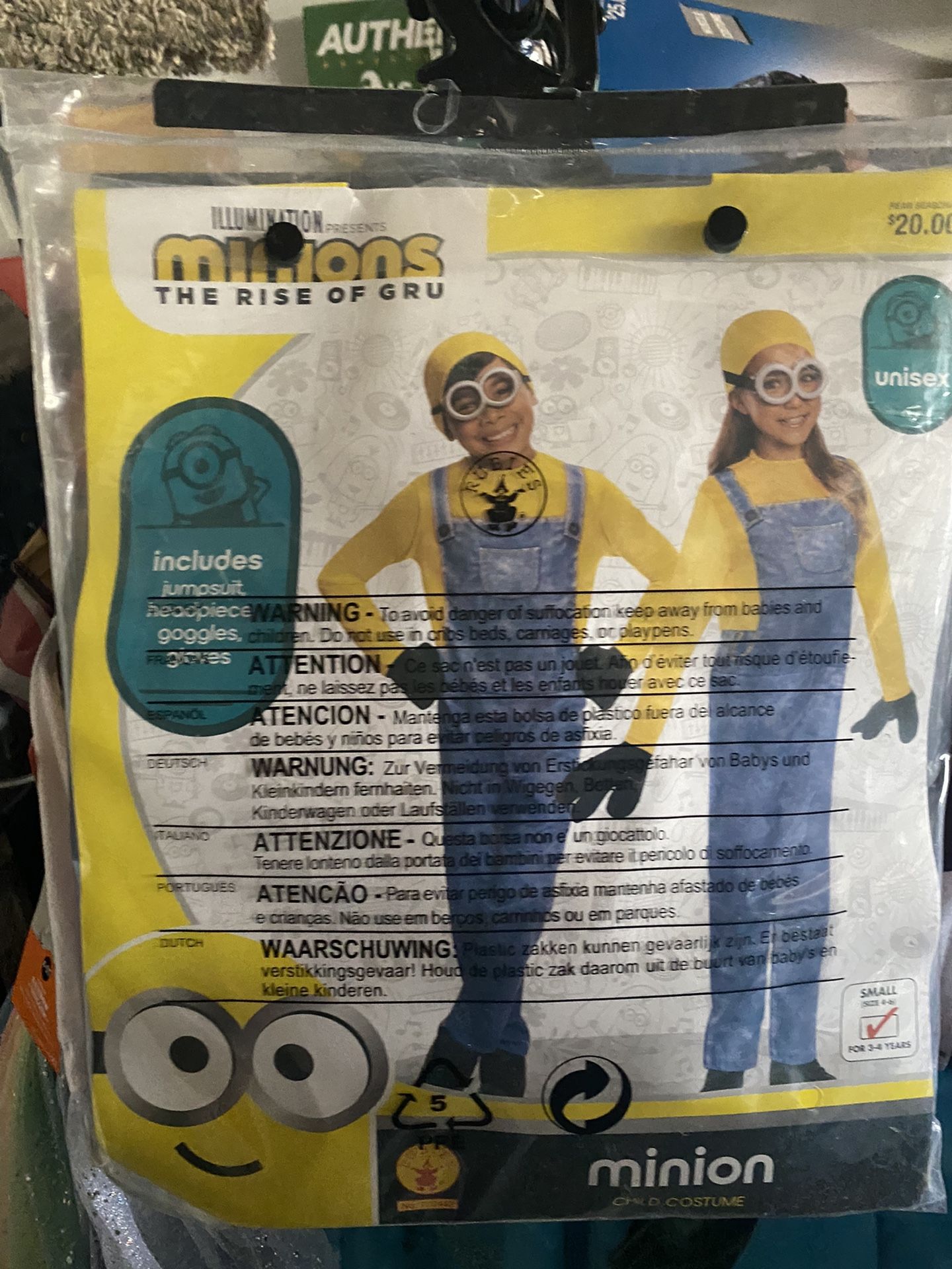 Kids Minion Costume