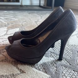 Candies Grey Heels 