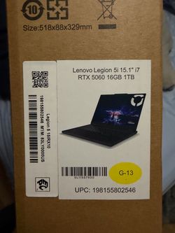 Lenovo legion 5i i7 OLED gaming laptop