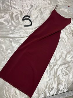 Burgundy Long Dress