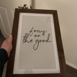 Focus On The Good Wall Decor Picture 