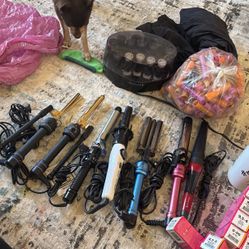 Curling Irons, Perm Rods, And Hot Rollers
