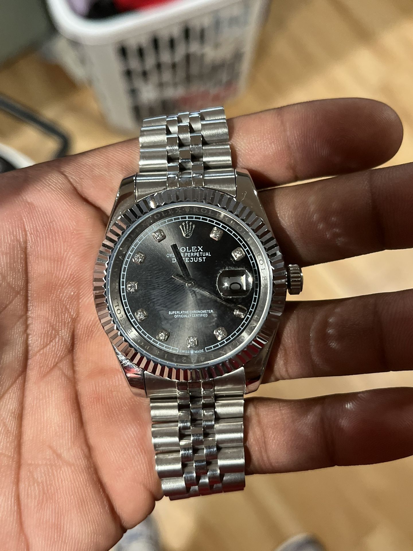 Silver Oyster Datajust