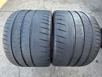 2 USED TIRES MICHELIN PILOT SPORT CUP 2 325/30/21