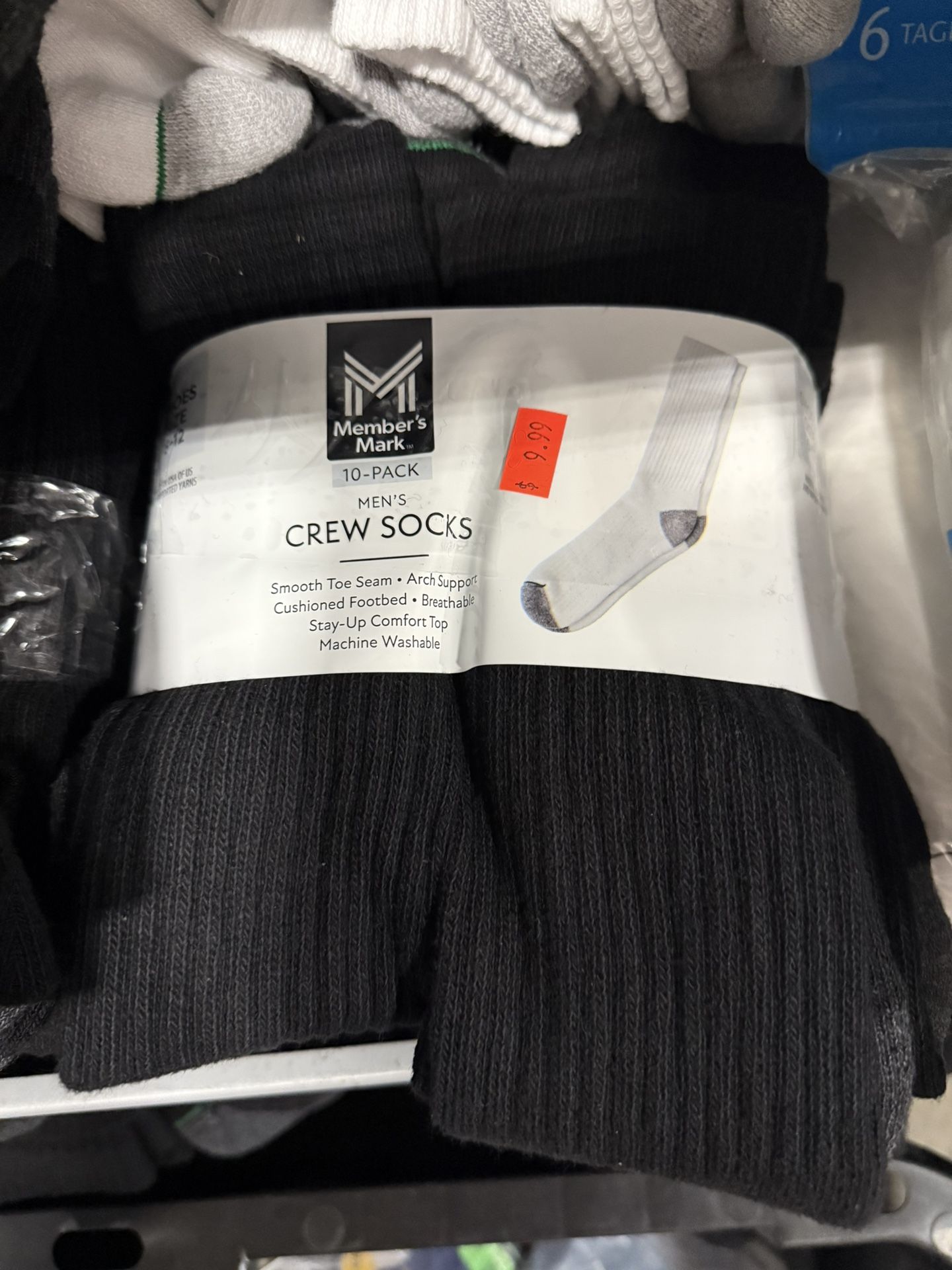 10 Pack Crew Men’s Socks - New 